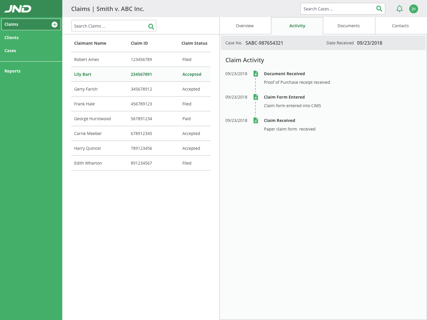 jnd high fidelity mockup